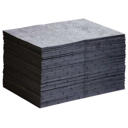 Sorbent Pad, 22 gal, 15 in x 20 in, Universal, Gray, 200 PK MPN:MAT204