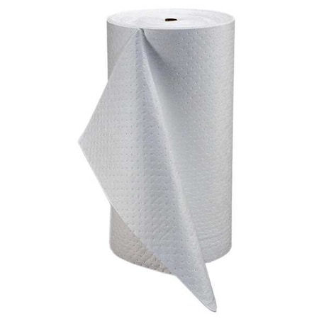 Sorbent Roll, 40 gal, 30 in x 150 ft, Oil, White, Polypropylene MPN:MAT212