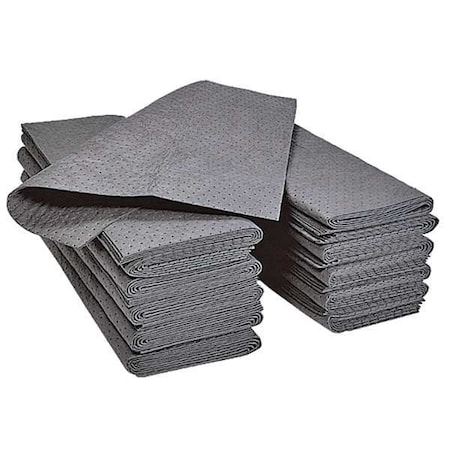 Sorbent Pad, 33 gal, 30 in x 30 in, Universal, Gray, 50 PK MPN:MAT216