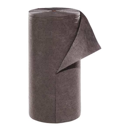 Sorbent Roll, 40 gal, 30 in x 300 ft, Universal, Gray, Polypropylene MPN:MAT225