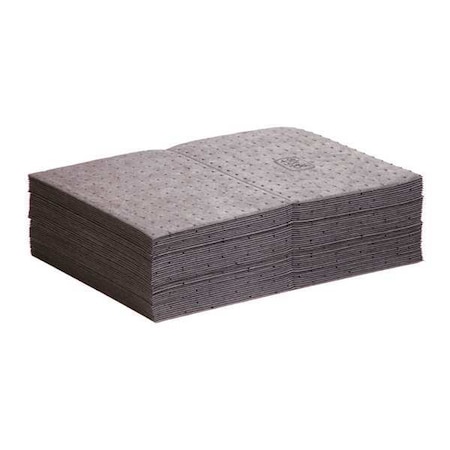 Sorbent Pad, 11 gal, 15 in x 20 in, Universal, Gray, 50 PK MPN:MAT231