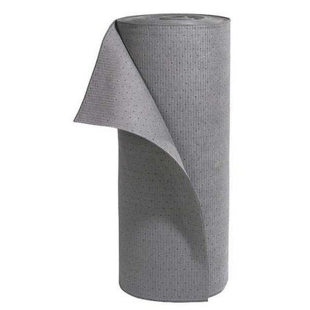Sorbent Roll, 23 gal, 33 in x 150 ft, Universal, Gray, Polyester, Polypropylene MPN:MAT234