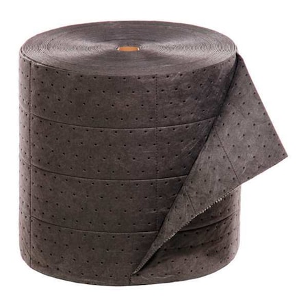 Sorbent Roll, 19 gal, 15 in x 150 ft, Universal, Gray, Polypropylene MPN:MAT243