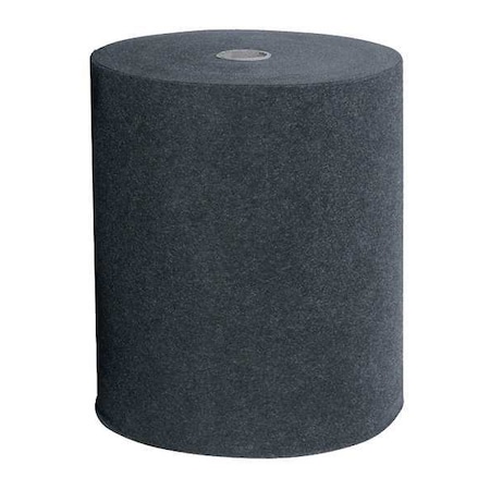 Sorbent Pad, 26 gal, 24 in x 300 ft, Universal, Black, Polypropylene MPN:MAT247
