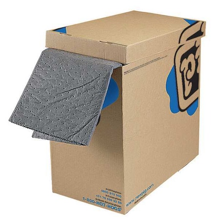 Sorbent Roll, 13 gal, 30 in x 50 ft, Universal, Gray, Polypropylene MPN:MAT253