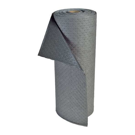 Sorbent Roll, 20 gal, 31 in x 75 ft, Universal, Gray, Polypropylene MPN:MAT283