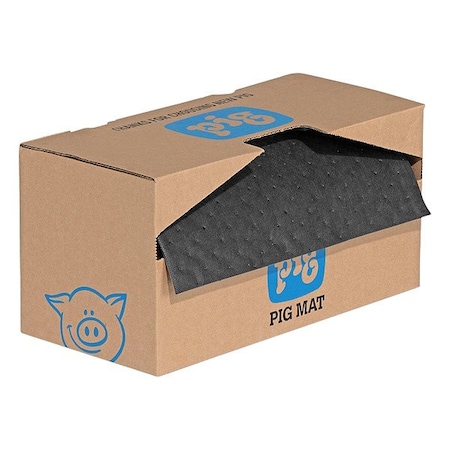 Sorbent Roll, 6 gal, Universal, Black/Gray, Polypropylene MPN:MAT2900