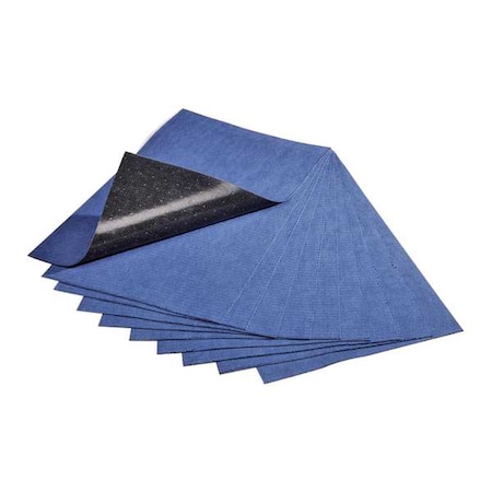 Sorbent Pad, 1 gal, 16 in x 24 in, Universal, Blue, 10 PK MPN:MAT3200