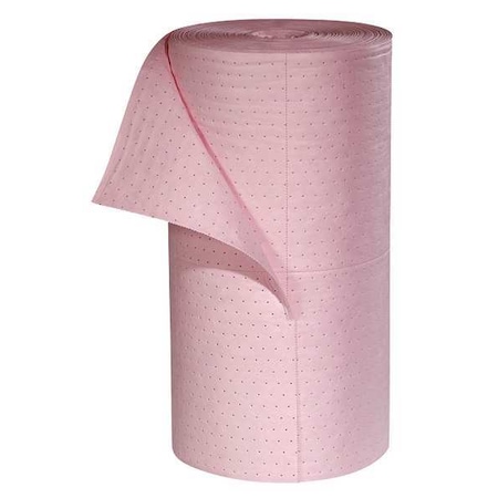 Sorbent Roll, 40 gal, 30 in x 300 ft, Universal, Pink, Polypropylene MPN:MAT325