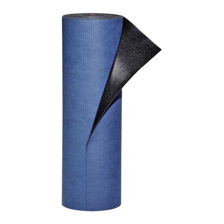 Sorbent Pad, 5 gal, 32 in x 50 ft, Universal, Blue, Polyester, Polypropylene MPN:MAT3250