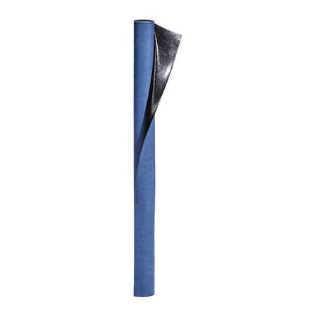 Sorbent Pad, 44 oz, 32 in x 3 1/3 ft, Universal, Blue, Polyester, Polypropylene MPN:MAT3251