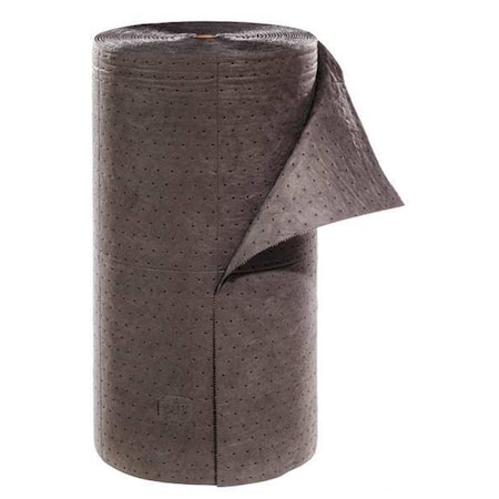 Sorbent Roll, 42 gal, 30 in x 200 ft, Universal, Gray, Polypropylene MPN:MAT411