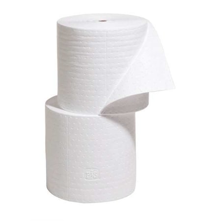 Sorbent Roll, 40 gal, 15 in x 150 ft, Oil, White, 2 PK MPN:MAT425