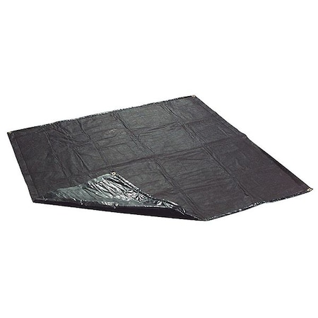 Sorbent Pad, 3 gal, 5 ft x 60 in, Oil, Black, Polyethylene, Polypropylene MPN:MAT444