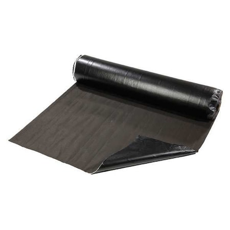Sorbent Pad, 48 gal, 5 ft x 80 ft, Oil, Black, Polyethylene, Polypropylene MPN:MAT467