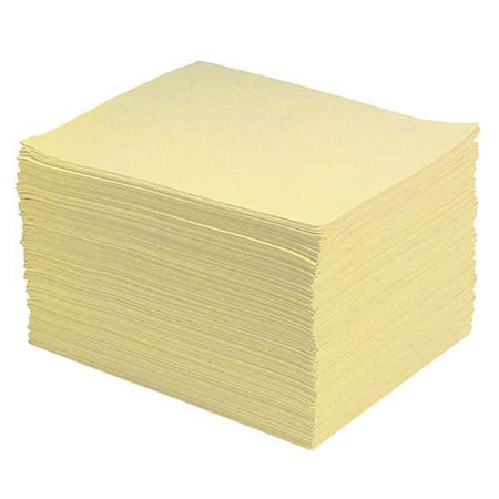 Sorbent Pad, 22 gal, 15 in x 20 in, Universal, Yellow, Polypropylene MPN:MAT604