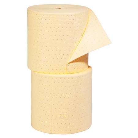 Sorbent Roll, 40 gal, 15 in x 150 ft, Universal, Yellow, Polypropylene MPN:MAT625
