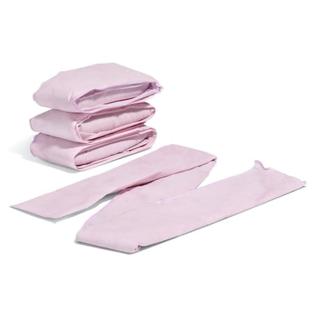 Sorbent Sock, 5/8 gal, 2 in x 48 in, Biohazard Liquids, Pink, 4 PK MPN:PIG2300