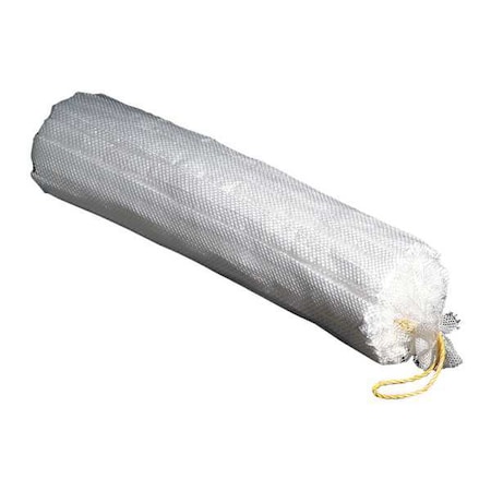 Sorbent Sock, 20 gal, 8 in x 30 in, Oil, White, 6 PK MPN:SKM413