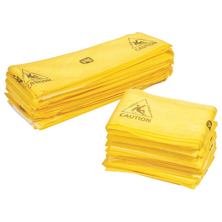 Sorbent Strip, 198 gal, 5 in x 120, 5 in x 60 in, Universal, Yellow, 100 PK MPN:WTR003