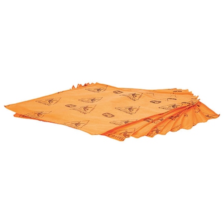 Sorbent Pad, 10 gal, 14 in x 14 in, Universal, Orange, Polypropylene, SAP MPN:WTR004-OR