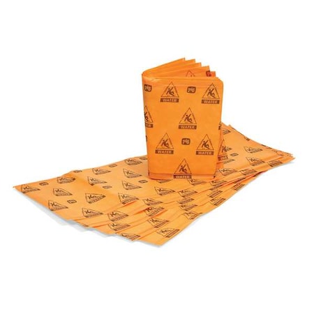 Sorbent Pad, 35 gal, 14.5 in x 39 in, Water, Orange, Polypropylene MPN:WTR017