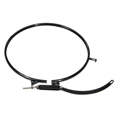 Adj. Lever Ring, 55 gal., Black, Steel MPN:DRM1049