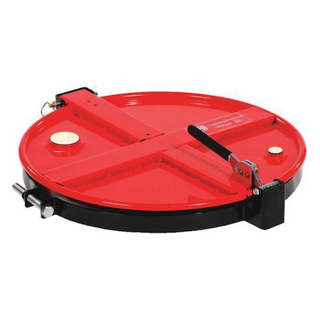 Drum Lid, Steel, 4-3/8 in. H, Red MPN:DRM1065-RD