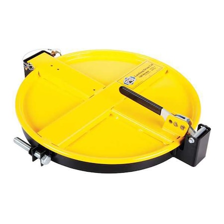 Drum Lid, Yellow, Steel, 19.25 in L MPN:DRM821-YW