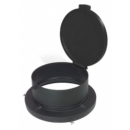 Drum Lid, Black, Polyethylene, 24.5 in L MPN:DRM965-BK