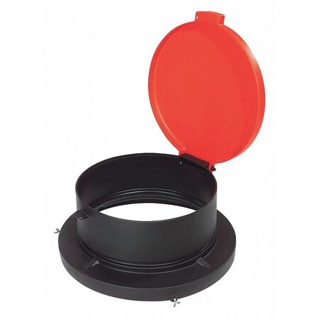 Drum Lid, Red, Polyethylene, 24.5 in L MPN:DRM965-RD