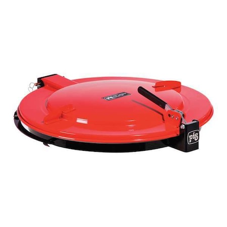 Latching Lid for Fiber Drum, Red MPN:DRM1199-RD