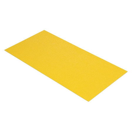 Traction Mat Yellow, 2 ft W x 4 ft L, 3/16 in Thick MPN:FLM5000-YW