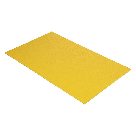 Traction Mat Yellow, 3 ft W x 5 ft L, 3/16 in Thick MPN:FLM5001-YW