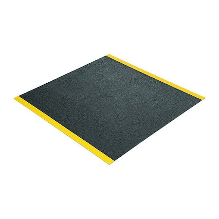 Traction Mat Black, 4 ft W x 4 ft L, 3/16 in Thick MPN:FLM5002-GBY