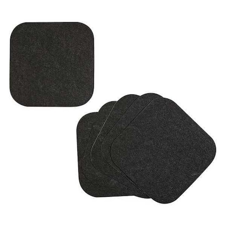 Drip Pad, Polypropylene, 1/8 in Thick, Black, 9 in W x 9 in L MPN:GRP7005-BK