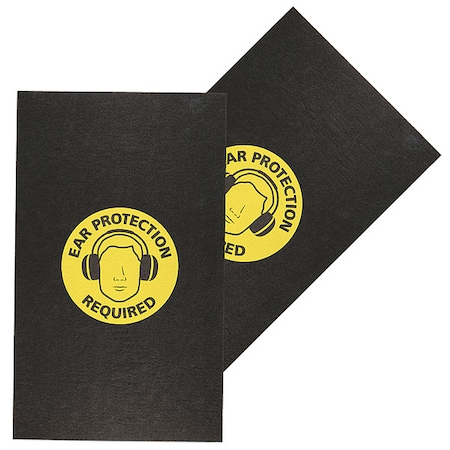 Entrance Mat, Polypropylene, 1/8 in Thick, Black, 3 ft W x 5 ft L MPN:GRPWS3502-BK