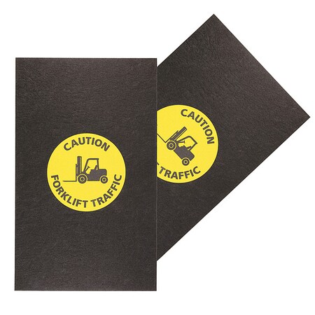 Entrance Mat, Polypropylene, 1/8 in Thick, Black, 3 ft W x 5 ft L MPN:GRPWS3503-BK