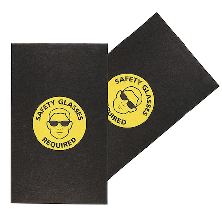 Entrance Mat, Polypropylene, 1/8 in Thick, Black, 3 ft W x 5 ft L MPN:GRPWS3506-BK