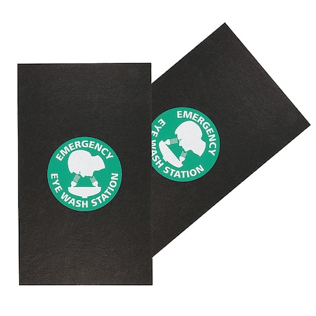 Entrance Mat, Polypropylene, 1/8 in Thick, Black, 3 ft W x 5 ft L MPN:GRPWS3511-BK