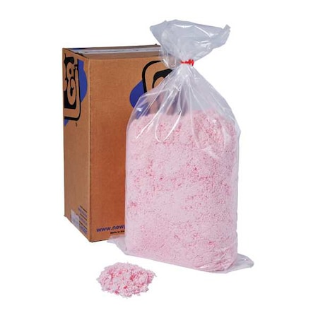 Granular Sorbent, 6 1/2 gal Absorbed per Package, 5 lb Bag, Polypropylene, Not Scented, Pink MPN:HA8010