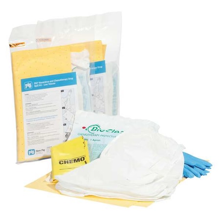 Spill Kit, 3 L Volume Absorbed per Kit, Not Applicable Capacity, Bag, Yellow, 3 MPN:KIT2010