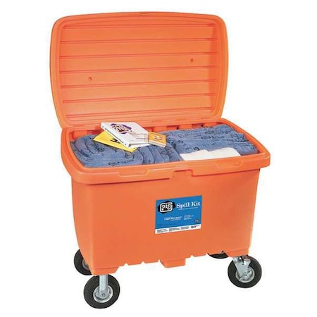 Spill Kit, 76 gal Volume Absorbed per Kit, Not Applicable Capacity, Chest, Orange, 330 MPN:KIT280-OR