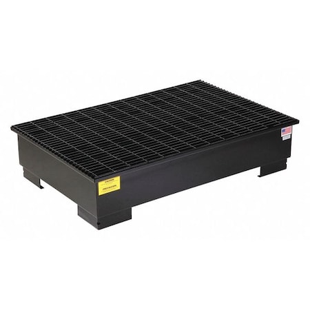 Spill Pallet, 66 gal Spill Capacity, 2 Drums, 2, 500 lb Load Capacity MPN:PAK239