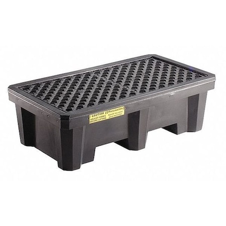 Spill Pallet, 66 gal Spill Capacity, 2 Drums, 1, 500 lb Load Capacity MPN:PAK605-WD
