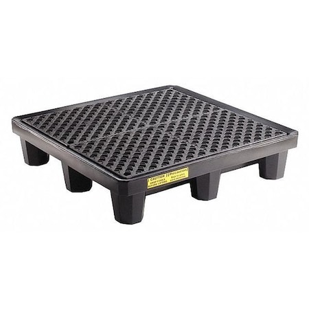 Spill Pallet, 66 gal Spill Capacity, 4 Drums, 5, 000 lb Load Capacity MPN:PAK606-WD