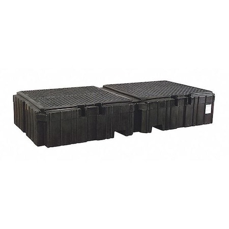 Spill Pallet, 535 gal Spill Capacity, 2 Drums, 16, 000 lb Load Capacity MPN:PAK749-WD
