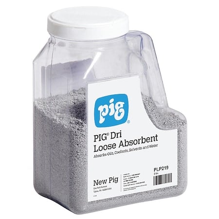 Granular Sorbent, 2 1/2 gal Absorbed per Package, 20 lb Box, 60% Cellulose 40% Kaolin, Not Scented MPN:PLP219
