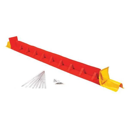 Drive Over Barrier Dike, 9 ft. Lx7 in. W MPN:plr518