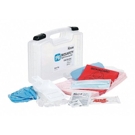 Spill Kit, 51 oz Volume Absorbed per Kit, Not Applicable Capacity, Carrying Case, Clear, 26 MPN:pls1245